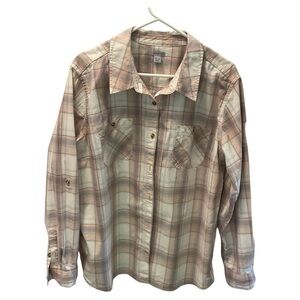 CARHARTT WOMENS PLAIS BLOUSE SIZE XXL/20